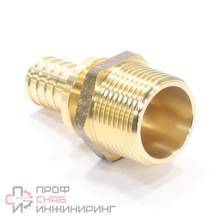 Переходник 25-1", WAAG Axial, надв.гильза-резьба, нар., латунь