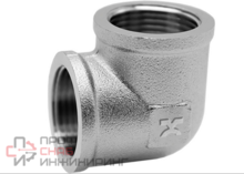 Угольник 1 1/2"ВР-ВР никелированный IVANCI