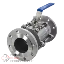Кран шаровый фланцевый трехсоставной нержавеющий (3PC)  AISI304 DN 200 (8")  (CF8)  PN16