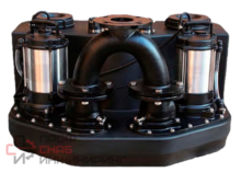 Установка канализационная Aquastrong 380В 2х2.2кВт H20м Q50м.куб/ч