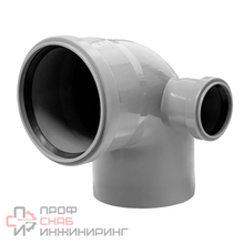 Отвод универсальный VALFEX 110/50x45 лево-правая внутренняя канализация