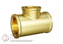 Тройник переходной LD Pride DN20х15х20 (3/4"ВР х 1/2"ВР х 3/4"ВР) латунь
