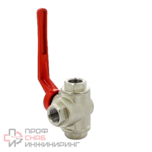 Кран ВВ 1/2' 3-ходовой тип L ручка