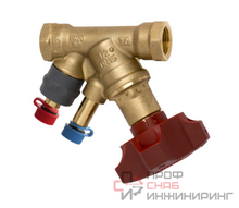 Клапан балансировочный STADA c дренажем G 1/2" DN15 наружная резьба PN20 AMETAL