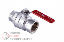 Кран шаровой Gekon хром ВР-НР 1/2" ручка-рычаг