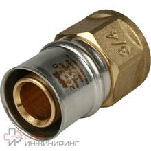 Переходник с внутренней резьбой STOUT 3/4 х26 для металлопластиковых труб прессовой