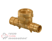 Тройник PE-X латунь радиальный Дн20х1/2"х20 ВР Q&E Uponor