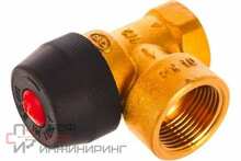 Клапан предохранительный Elsen 1 1/4 1 1/2 ВВ 6 бар латунь