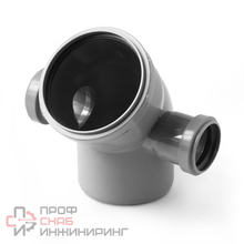 Отвод PRO AQUA Comfort с выходом левый и правый 110x50/45 градусов