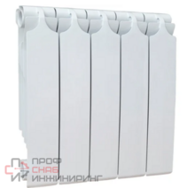 Радиатор отопления Теплоприбор биметалл 350/90 5 секций BR1-350/05