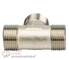 STOUT Тройник ННН никелированный 1" (SFT-0018-000111)