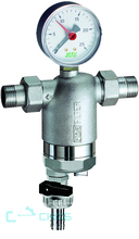 Фильтр FAR 100 мкм с магнитной вставкой с манометром Max: 95 °C 25 бар 1/2" НР