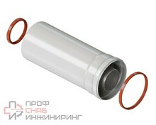 Удлинитель дымохода Krats DN60/100 x L1м