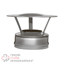 Оголовок Ferrum DN150х250 AISI 430+оцинкованная сталь