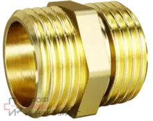 Ниппель прямой LD Pride DN25 HP/HP латунь