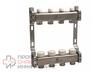 Коллекторный блок Gekon для теплого пола и радиаторного отопления 1"x3/4"EU отверстий -7