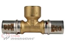 Тройник-пресс с внутренней резьбой, тип SFP-0007, Stout Ду20х1/2х20