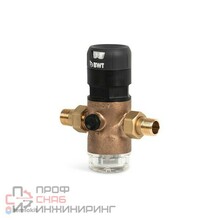 Фильтр сетчатый BWT D1 Red, резьб. 1/2", PN16, бронза, с редуктором давления, для холодной воды