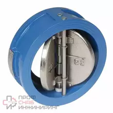 Клапан обратный двухстворчатый Tecofi CB3448N-EP0125 Ду125 Ру16 чугун межфланцевый
