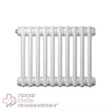 Радиатор труб. Zehnder Charleston 2050, 10 сек.1/2 бок.подк. RAL9016 (кроншт.в компл)