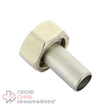 Разьемное соединение, Viega, Sanpress Inox, с SC-Contur, с плоским уплотнением, 15 x 3/4", нержавеющая сталь, модель 2364