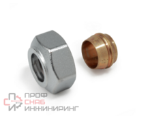 Переходник, НГ ЕК, 3/4", 15, латунь