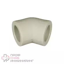 Угольник РосТурПласт PP-R серый Дн40х45гр