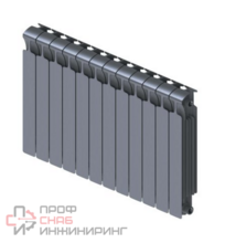 Радиатор биметаллический Rifar Monolit Ventil 500/14, правое подключение (без H-образного узла) Тита