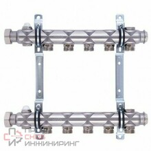 Коллектор для радиаторов Hansa НК 55 (7 контуров) (с запорно-регулирующей арматурой)