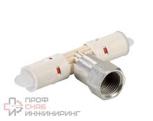 Тройник с внутренней резьбой 16x2-F1/2-16x2 PUSH Comap