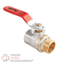 Кран шаровый полнопроходной MVI AquaHit 1 1/4" вн.-нар., ручка (РГШ)