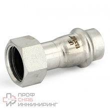Муфта пресс-В Uni-fitt 15 х 3/4", нержавеющая сталь