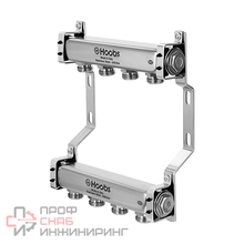 Комплект коллекторов Hoobs, нерж. ст. + кронштейны, без рег., 1" х 3/4"-11 вых .