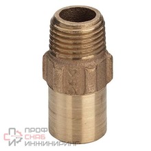 Переходная вставка, Viega, с резьбой Н, 22 x 1/2", бронза, модель 94280G