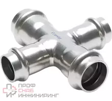 Крестовина переходная ВПр, 22х18, из нержавеющей стали SUS 304