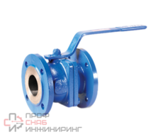 Шаровой кран чугунный ф/ф полнопроходной FAF 1100 с рукояткой 1100040