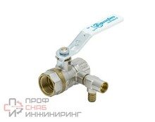 Кран Aquasfera шар лат спуск 1112 Ду25 Ру40 м/м полн рыч 1112-03