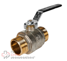 Кран Stout шаровой полнопроходной НР/НР ручка рычаг 1 1/4