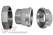 Американка нр/вр нержавеющая, AISI316 DN32 (1_1/4")  (CF8М)  PTFE, PN16