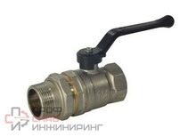 Кран шаровой латунный LD Pride нк Ду25 Ру40 м/амер полн рыч 47.307.25.2