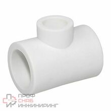 Тройник РосТурПласт PP-R белый переходной Дн110х50х110