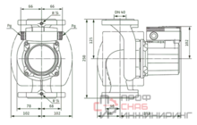 Насос Wilo TOP-S 40/7 EM PN6/10