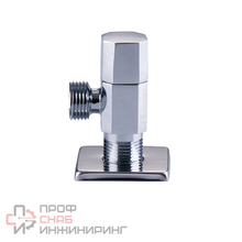 Кран шаровой угловой Vieir VER41 с отражателем 1/2"x3/4" хром.