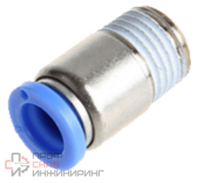 Прямой цанговый фитинг с резьбой Kipvalve KS-1/4-6-I