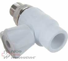 Кран шаровой Valfex PPR для радиатора ПРЯМОЙ Ø-20х1/2" (25/50)