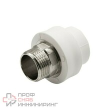 Муфта комбинированная Акватек НР 32х1" под ключ белый