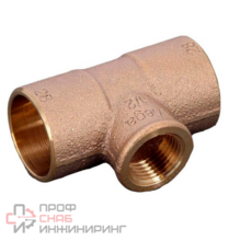 Тройник 28-3/4"-28 Viega R4, 94130G, пайка-резьба, вн., бронза