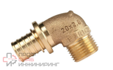 Угольник-переходник Rehau с наружной резьбой 16-R 1/2