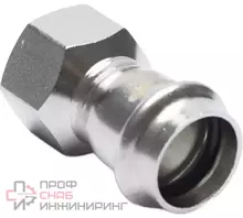 Переходник Franta ВПр-ВР, 22хG3/4, из нержавеющей стали SUS 304