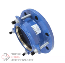 Муфта чугун соединительная д/ПЭ ПФРК-Е Ду80 (Дн90-90) Ру10/16 Benarmo 8
